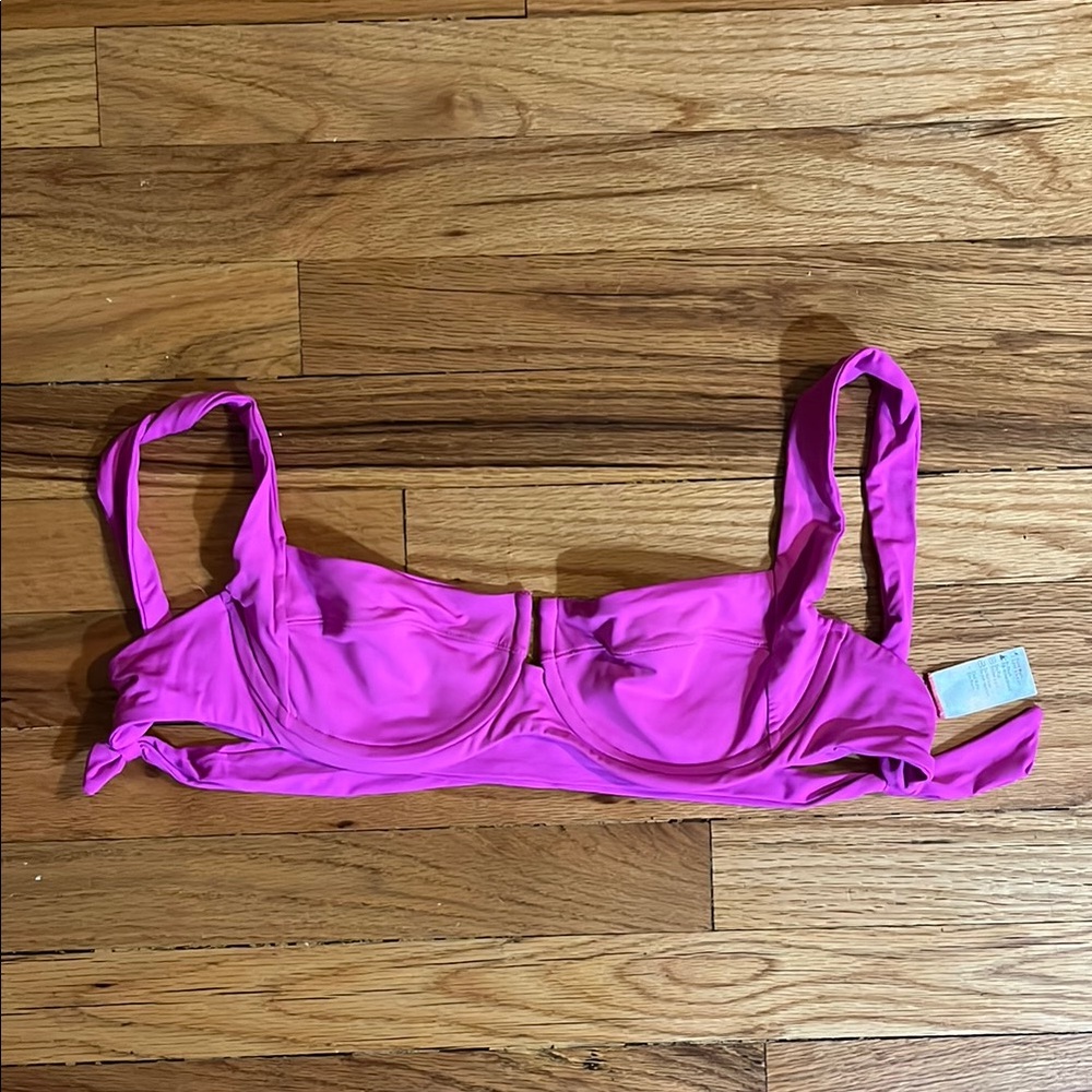 L*Space Vibrant Pink Bikini Top